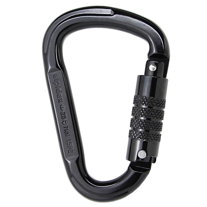 Trilock Karabiner (Dreifach Sicherung)